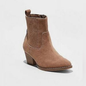 Brown Booties Size 8